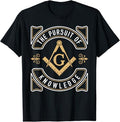 The Pursuit Of Knowledge Mason Fraternal SMIB Freemason T-Shirt