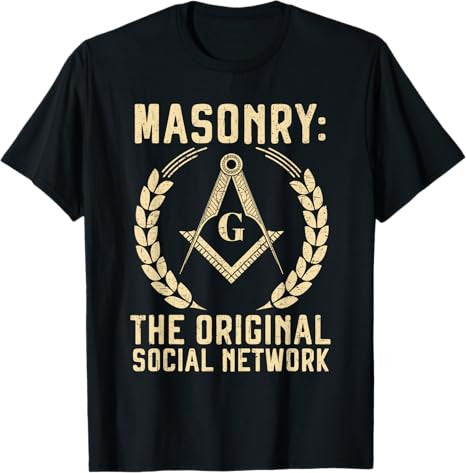 Freemason Masonic Fraternal Square and Compass T-Shirt