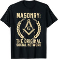 Freemason Masonic Fraternal Square and Compass T-Shirt