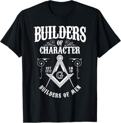Freemason Masonic Square & Compass Symbol T-Shirt