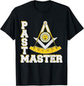 Freemason Past Master Symbol Square & Compasses Father's Day T-Shirt