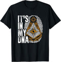 It's In My Dna Masonry Freemasonry Masonic Freemason T-Shirt