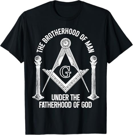 Mason Freemason Masonic Symbol Square & Compass T-Shirt