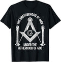Mason Freemason Masonic Symbol Square & Compass T-Shirt