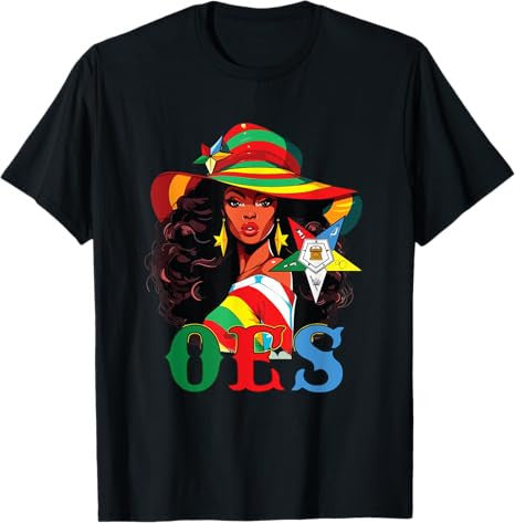 Black Beautiful Sister OES Floppy Wide-Brimmed Hat Fatal T-Shirt