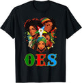 OES Afro Sisters Squad Team Eastern Star Women's Equality T-Shirt