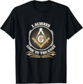 Mens Masonic I Always Look to the East Mason Freemasonry Lodge T-Shirt