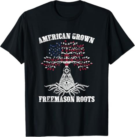 Freemason Roots Masonry Freemasonry Masonic Freemasons T-Shirt