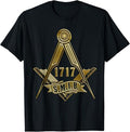 Masonic Freemasonry Fraternal Square Compass 1717 S.M.I.B. T-Shirt