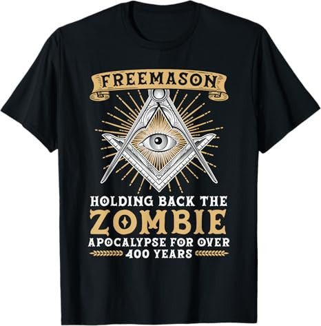 Freemason Square and Compass Masonic Fraternal T-Shirt