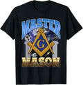 Masonic Pillars Master Mason Lodge Freemason Ring Trowel Bro T-Shirt