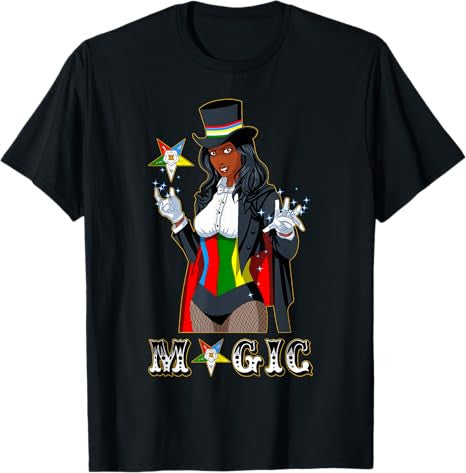 OES Magic Sisters Beautiful Lady Order of the Eastern Star T-Shirt