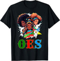 OES Sisters Afro Squad Team Eastern Star Women's Equality T-Shirt
