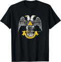 Scottish Rite 32nd Degree Eagle - Freemason Men's Gift T-Shirt