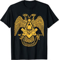 Masons Scottish Rite Eagle Skull & Bones Masonic Emblems T-Shirt