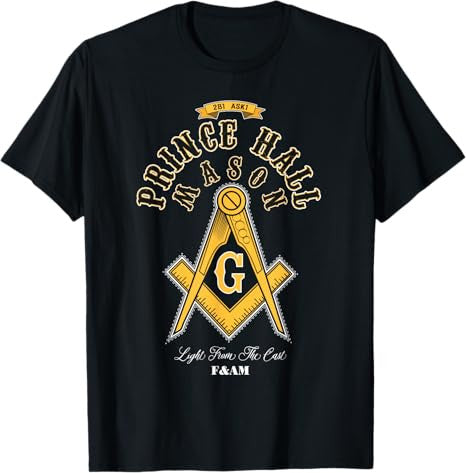 Prince Hall Mason Light From The East F&AM Father's Day T-Shirt