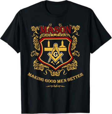 Masonic Greats Making Good Mason Better Father's Day T-Shirt