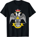 33rd Degree Mason T Shirt Masonic Tee Scottish Rite Down T-Shirt