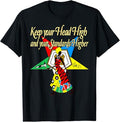 Order Of The Eastern Star Pride OES Keep Your Head High Diva T-Shirt