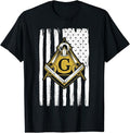 Freemason Masonic USA Flag Fraternal America T-Shirt