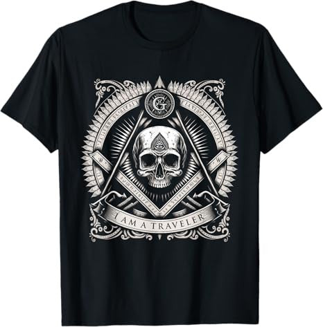 Masonic Skull - Freemason T-Shirt