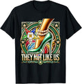They Ain't Us OES Pearl High Heels Platform Green Sisters T-Shirt