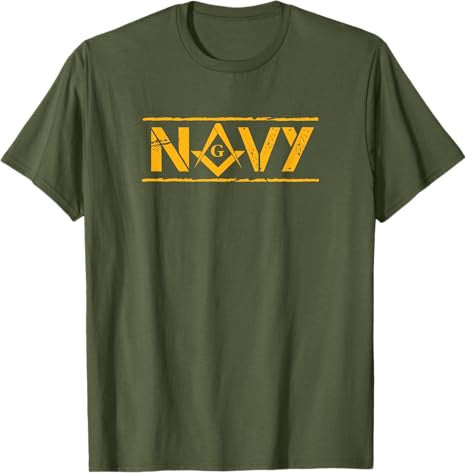 Navy Mason T-Shirt Freemason T-Shirt - FUKAMASONIC