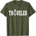 Mason Traveler Masonic Square and Compass T-Shirt - FUKAMASONIC