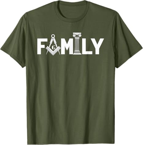 Freemason Wife Square & Compass Masonic Fraternal T-Shirt - FUKAMASONIC