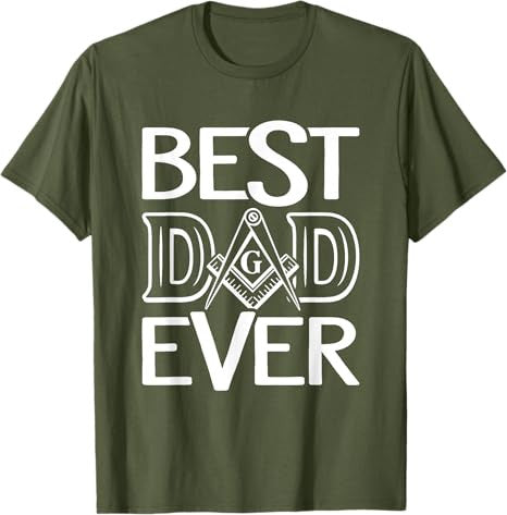 Freemason Dad Ever Masonry Masonic Freemason Freemasonry T-Shirt - FUKAMASONIC