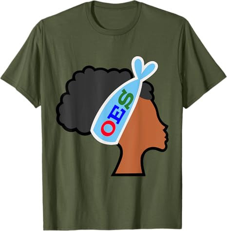 OES Head Band Afro Sister the Eastern Star Parents' Day T-Shirt - FUKAMASONIC