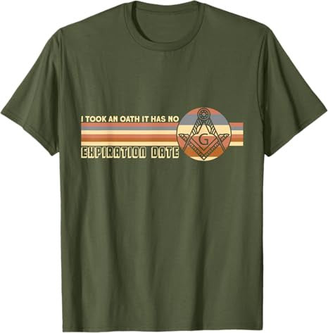 I Took an Oath Masonic Freemason Master Mason T-Shirt - FUKAMASONIC