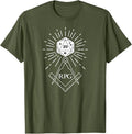 RPG Dice Boardgame Freemason D20 Masonic Cube Maker Templar T-Shirt - FUKAMASONIC
