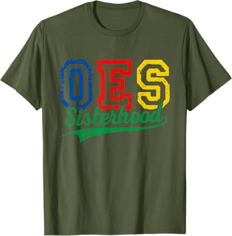 Order Of The Eastern Star OES Sisterhood Funny Mother's Day T-Shirt - FUKAMASONIC