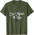 So Mote It Be Square Compass Freemason Freemasonry T-Shirt - FUKAMASONIC