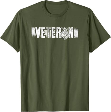 Veteran Freemasons Masonry Freemasonry Masonic Freemason T-Shirt - FUKAMASONIC