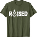 Mason Raised Square & Compass Freemason Masonic T-Shirt - FUKAMASONIC