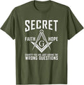 Its Not A Secret Masonic Master Square And Compass Freemason T-Shirt - FUKAMASONIC