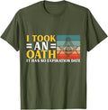 I Took an Oath Freemason Master Mason Masonic T-Shirt - FUKAMASONIC