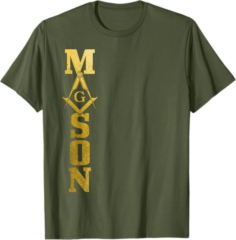 Masonic Masonic Square and Compass Symbol T-Shirt - FUKAMASONIC