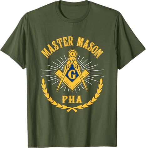 Greats Masonic Prince Hall PHA Master Mason Father's Day T-Shirt - FUKAMASONIC