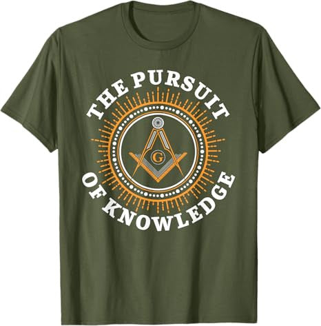 Masonic Freemason Fraternal Square & Compass T-Shirt - FUKAMASONIC