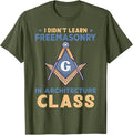 Freemasonry Design For Architects And Masons T-Shirt - FUKAMASONIC