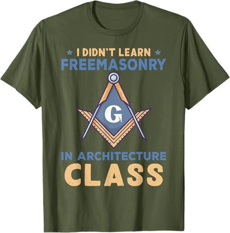 Freemasonry Design For Architects And Masons T-Shirt - FUKAMASONIC