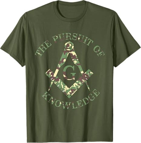 Mason Masonic Camo Freemason T-Shirt - FUKAMASONIC