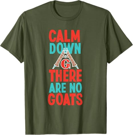 Goat Conspiracy Freemasonry Design T-Shirt - FUKAMASONIC