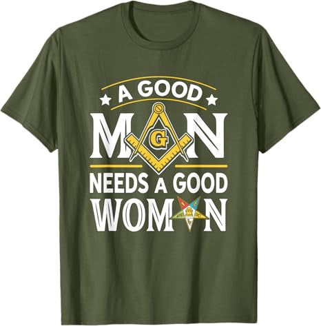 Freemasons OES Woman Masonry Masonic Freemason Freemasonry T-Shirt - FUKAMASONIC