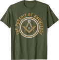 Freemason Masonic Fraternal Square & Compass Freemasonry T-Shirt - FUKAMASONIC