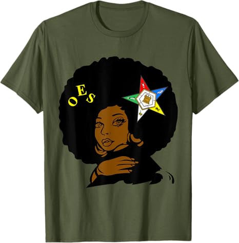 OES Afro Melanin Sister Order the Eastern Star Mother's Day T-Shirt - FUKAMASONIC