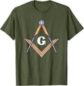 Masonic Square and Compass Freemason T-Shirt - FUKAMASONIC